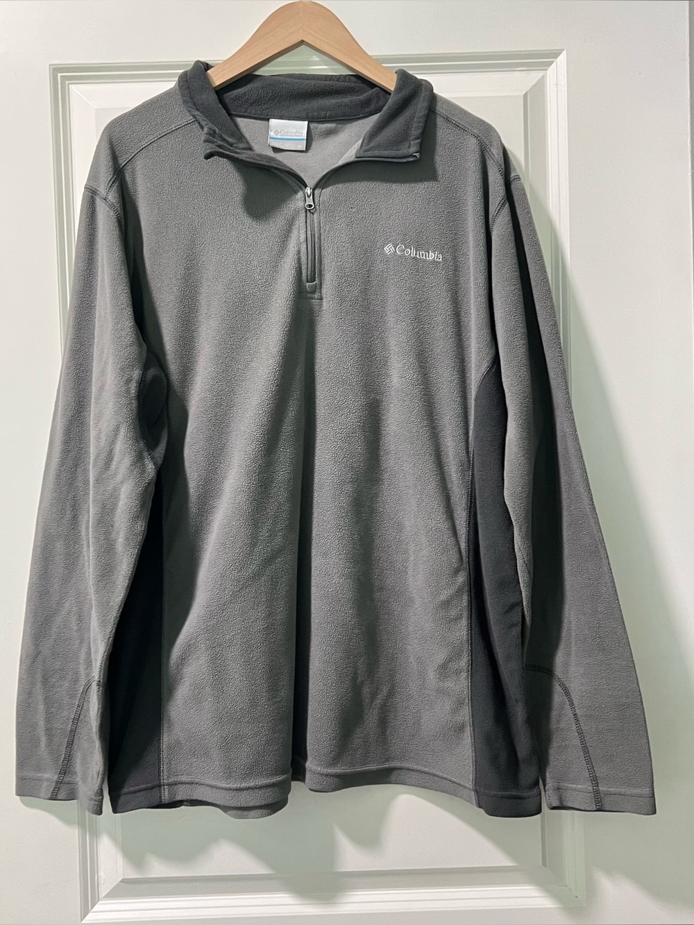 Columbia Men’s Grey Klamath Range™ II Half Zip Fleece Pullover Size XL